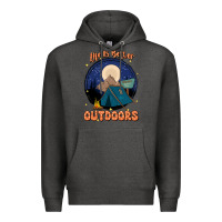 Charcoal Heather life is better outdoors Premium Hoodie - JahusDesignShop