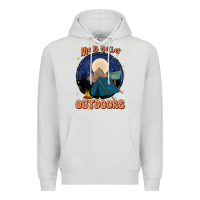 Dove Grey life is better outdoors Premium Hoodie - JahusDesignShop