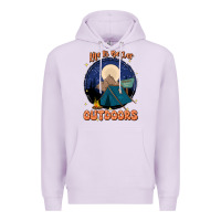 Lilac life is better outdoors Premium Hoodie - JahusDesignShop