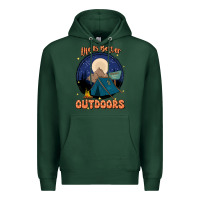 Sports Green life is better outdoors Premium Hoodie - JahusDesignShop