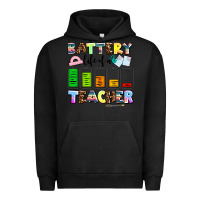 Pigment Black battery life of a teacher Urban Hoodie - AdoDesignShop