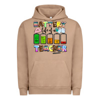 Pigment Burro battery life of a teacher Urban Hoodie - AdoDesignShop