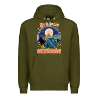 Army Green life is better outdoors Premium Hoodie - JahusDesignShop