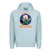 Blue Mist life is better outdoors Premium Hoodie - JahusDesignShop