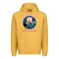 Mustard life is better outdoors Premium Hoodie - JahusDesignShop
