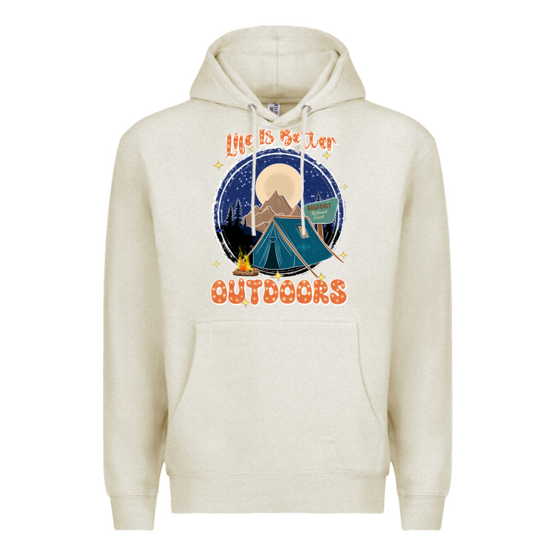 Life Is Better Outdoors Premium Hoodie by JahusDesignShop | Teevron