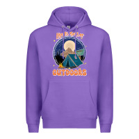 Purple life is better outdoors Premium Hoodie - JahusDesignShop