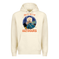 Sandshell life is better outdoors Premium Hoodie - JahusDesignShop
