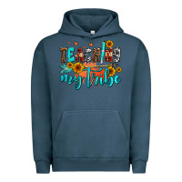 Pigment Midnight Navy teaching my tribe Urban Hoodie - AdoDesignShop