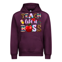 Mauve Wine teach like a boss Urban Hoodie - AdoDesignShop