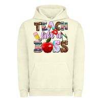 Pigment Pistachio teach like a boss Urban Hoodie - AdoDesignShop