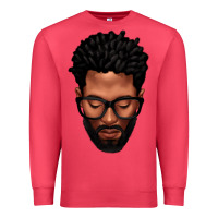 Cardinal bearded black man portrait Premium Sweatshirt - texasbilliewilder