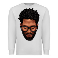 Dove Grey bearded black man portrait Premium Sweatshirt - texasbilliewilder