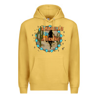 Antique Gold amarillo by morning Premium Hoodie - JahusDesignShop