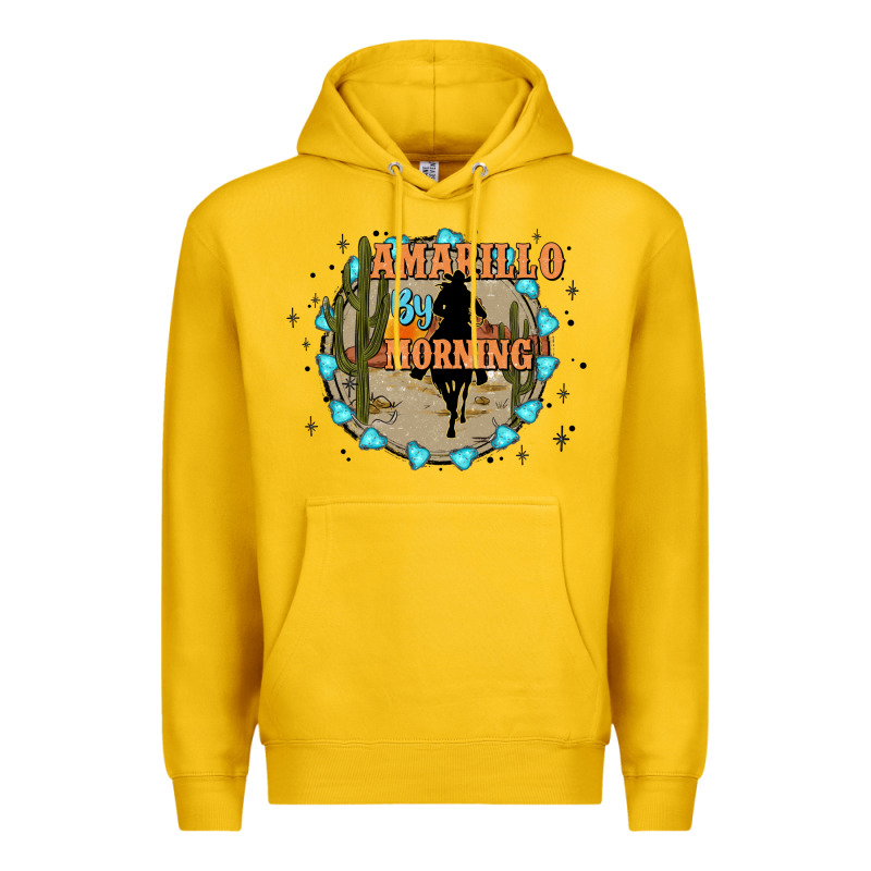 Amarillo By Morning Premium Hoodie by JahusDesignShop | Teevron