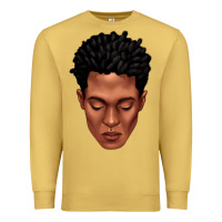 Antique Gold black man portrait Premium Sweatshirt - texasbilliewilder