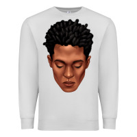 Dove Grey black man portrait Premium Sweatshirt - texasbilliewilder