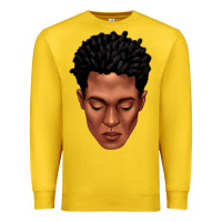 Lemon black man portrait Premium Sweatshirt - texasbilliewilder