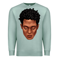 Black Man Portrait Premium Sweatshirt | Teevron