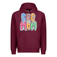 Burgundy dog mom dalmatian Premium Hoodie - JahusDesignShop