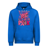Cobalt in october we wear pink dinosaur Urban Hoodie - JahusDesignShop