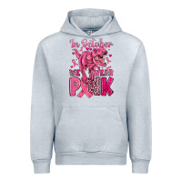 Heather Grey in october we wear pink dinosaur Urban Hoodie - JahusDesignShop