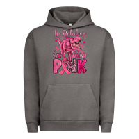 Pigment Tornado in october we wear pink dinosaur Urban Hoodie - JahusDesignShop