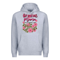 Heather Grey gracias mama por tu infinito amor Premium Hoodie - JahusDesignShop