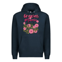 Navy gracias mama por tu infinito amor Premium Hoodie - JahusDesignShop