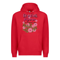 Red gracias mama por tu infinito amor Premium Hoodie - JahusDesignShop