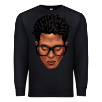 Black black man portrait Premium Sweatshirt - texasbilliewilder