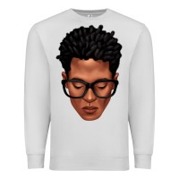 Dove Grey black man portrait Premium Sweatshirt - texasbilliewilder