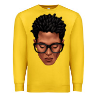 Lemon black man portrait Premium Sweatshirt - texasbilliewilder