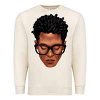 Sandshell black man portrait Premium Sweatshirt - texasbilliewilder