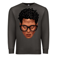 Smoke black man portrait Premium Sweatshirt - texasbilliewilder