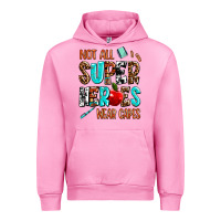 Fuchsia Pink not all super heroes wear capes Urban Hoodie - AdoDesignShop