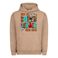 Pigment Burro not all super heroes wear capes Urban Hoodie - AdoDesignShop