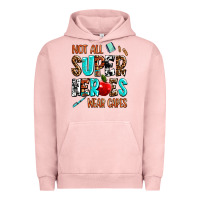 Pigment Salmon not all super heroes wear capes Urban Hoodie - AdoDesignShop