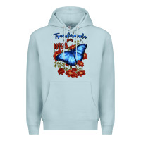 Blue Mist transformada por dios Premium Hoodie - JahusDesignShop