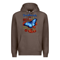 Coffee transformada por dios Premium Hoodie - JahusDesignShop