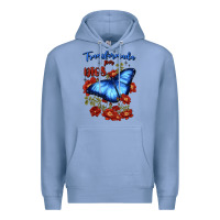 Colony Blue transformada por dios Premium Hoodie - JahusDesignShop