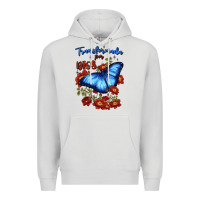 Dove Grey transformada por dios Premium Hoodie - JahusDesignShop