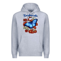 Heather Grey transformada por dios Premium Hoodie - JahusDesignShop