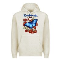 Oatmeal Heather transformada por dios Premium Hoodie - JahusDesignShop