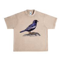 French Oak Lark Bunting Colorado State Bird Urban Heavy Tee - RanaPortraitStore