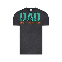Vintage Black dad life is the best life Vintage Tee - Artiststas