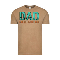 Vintage Coffee dad life is the best life Vintage Tee - Artiststas