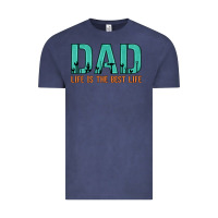 Vintage Denim dad life is the best life Vintage Tee - Artiststas