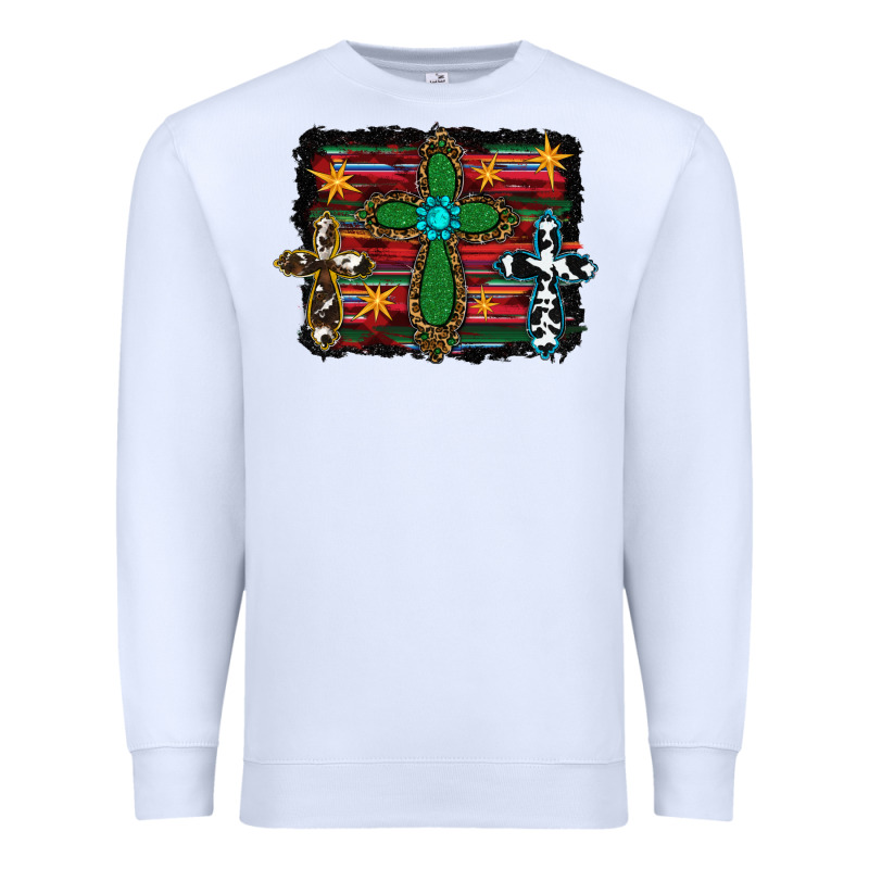 Western Cross Premium Sweatshirt by RanaPortraitStore | Teevron