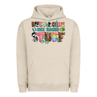 Pigment French Oak busy doing cool teacher stuff Urban Hoodie - AdoDesignShop